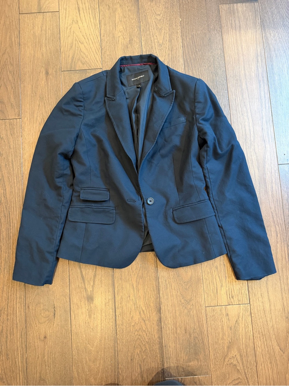 Banana Republic Navy Blue Single-Button Women's Blazer Size 4 - C64-019